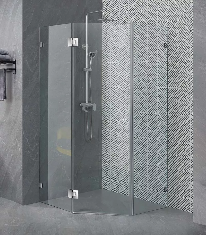 Diamond Frameless Shower Screen 900mm To 1100mm
