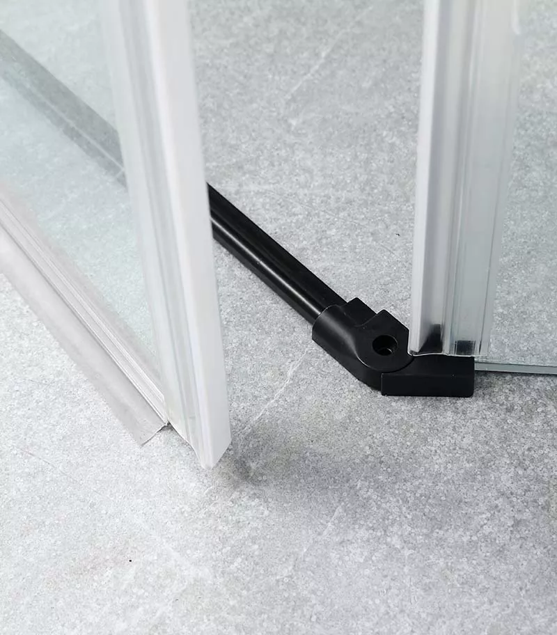 Diamond-Shaped Frameless Pivot Door Shower Screen – Matt Black Fittings bottom Diamond-Shaped Frameless Pivot Door Shower Screen – Matt Black Fittings bottom