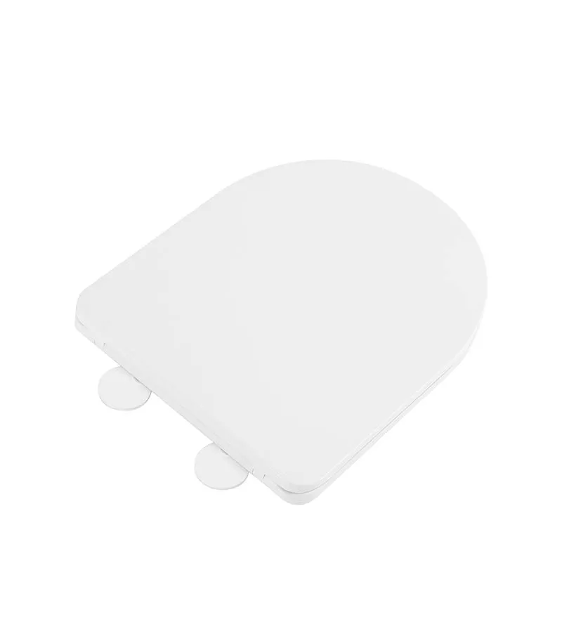 Reno 1064 Slim Toilet Seat Matte White Top View Reno 1064 Slim Toilet Seat Matte White Top View