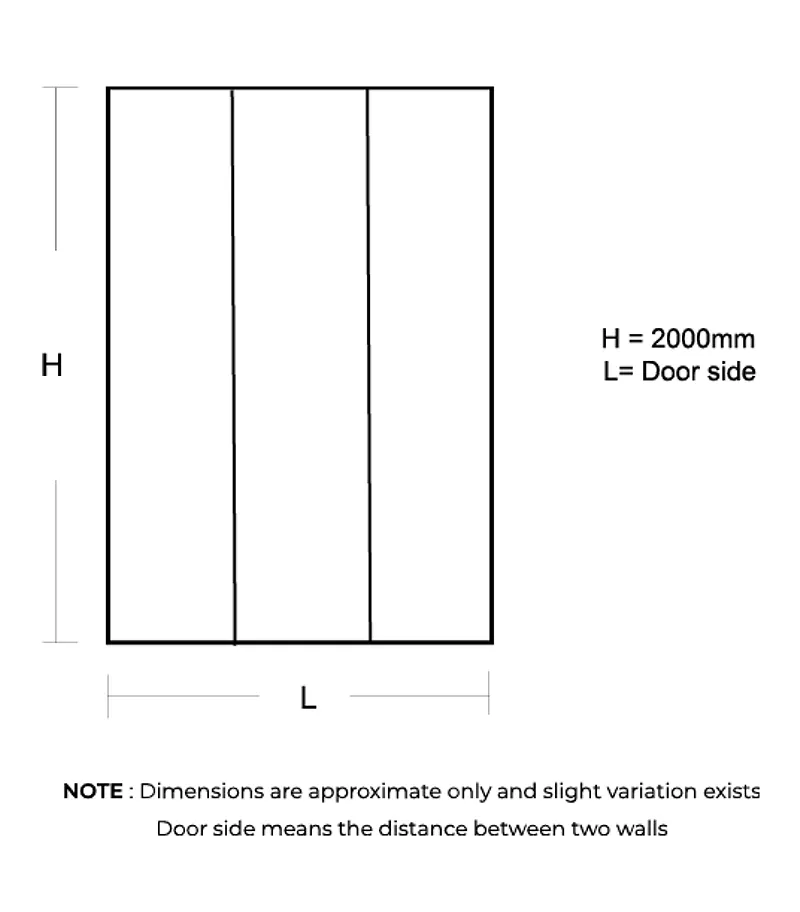 Adjustable Framed Sliding Wall To Wall Shower Screen Specification