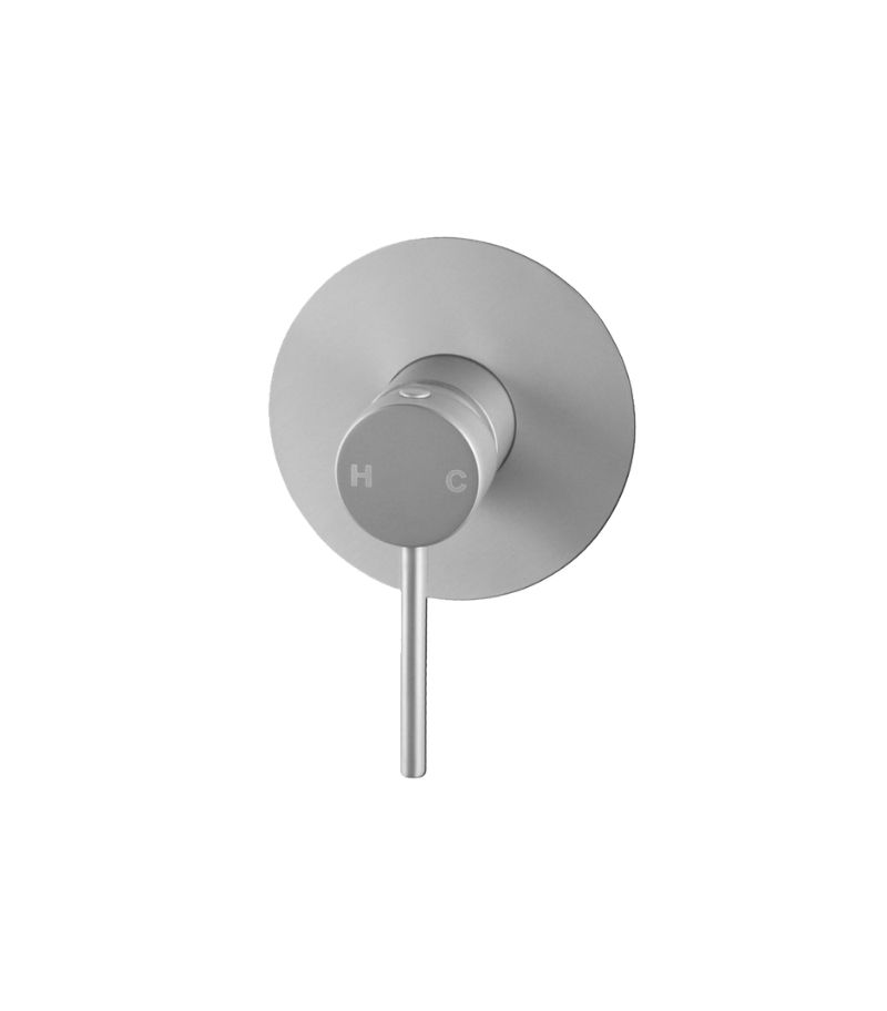 Lucid Wall/Shower Mixer - Brushed Nickel