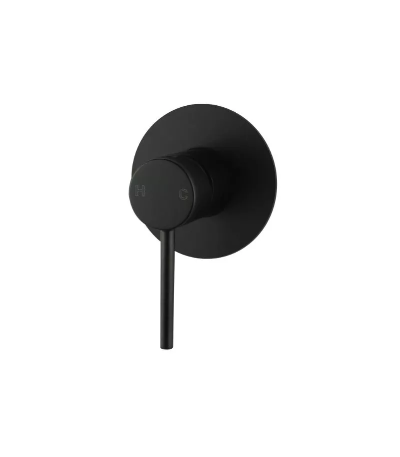 Lucid Wall/Shower Mixer - Matte Black