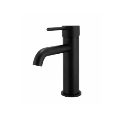 Lucid Short Basin Mixer – Matt Black
