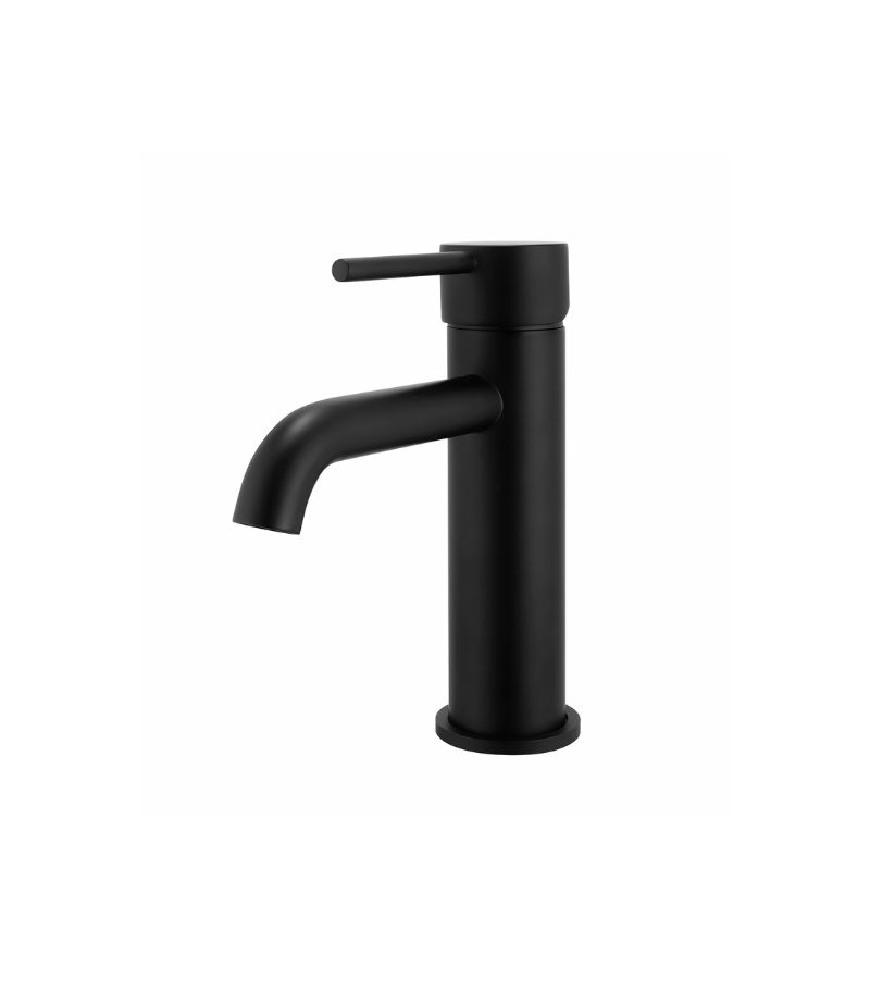 Lucid Short Basin Mixer – Matt Black