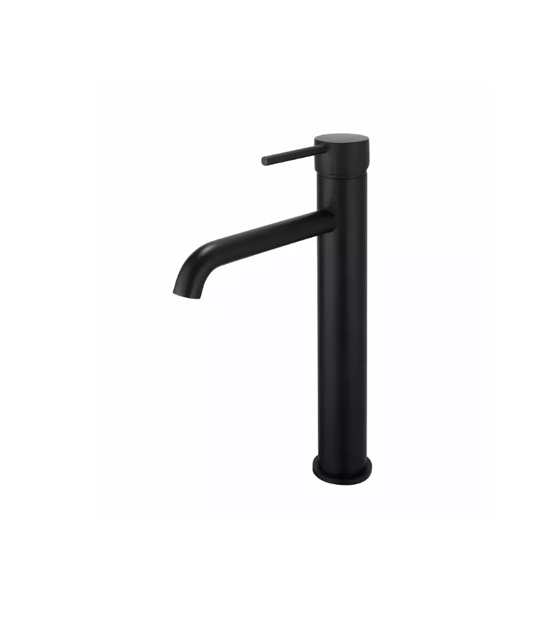 Lucid Tall Basin Mixer - Matt Black