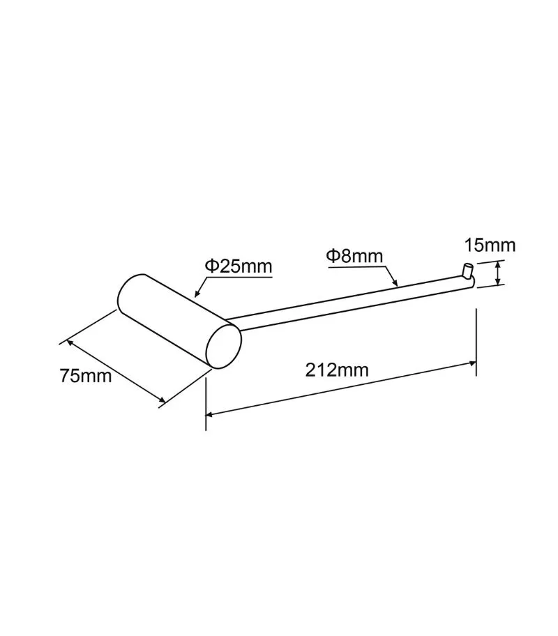 Lucid Pin Towel Bar Specification Lucid Pin Towel Bar Specification