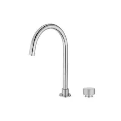 Aqua Moon Two-Piece Basin Mixer - Brushed Nickel