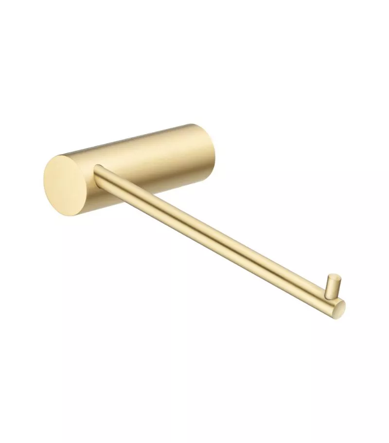 Lucid Pin Toilet Roll Holder - Brushed Brass