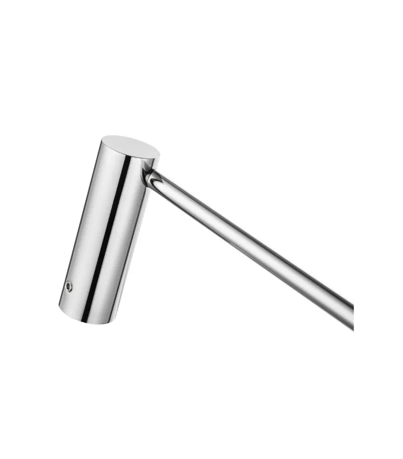 Lucid Pin Towel Bar - Chrome Sideveiw