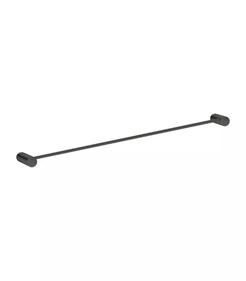 Lucid Pin 600mm Single Towel Rail - Gunmetal