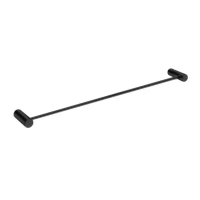 Lucid Pin 600mm Single Towel Rail - Matt Black