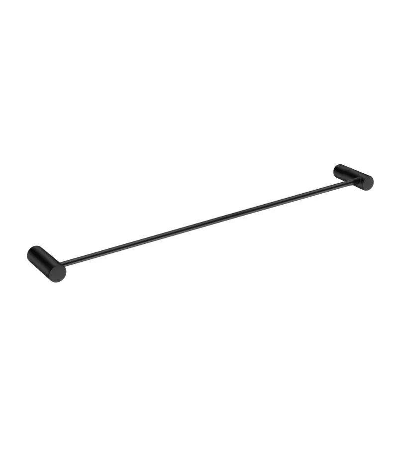 Lucid Pin 600mm Single Towel Rail - Matt Black