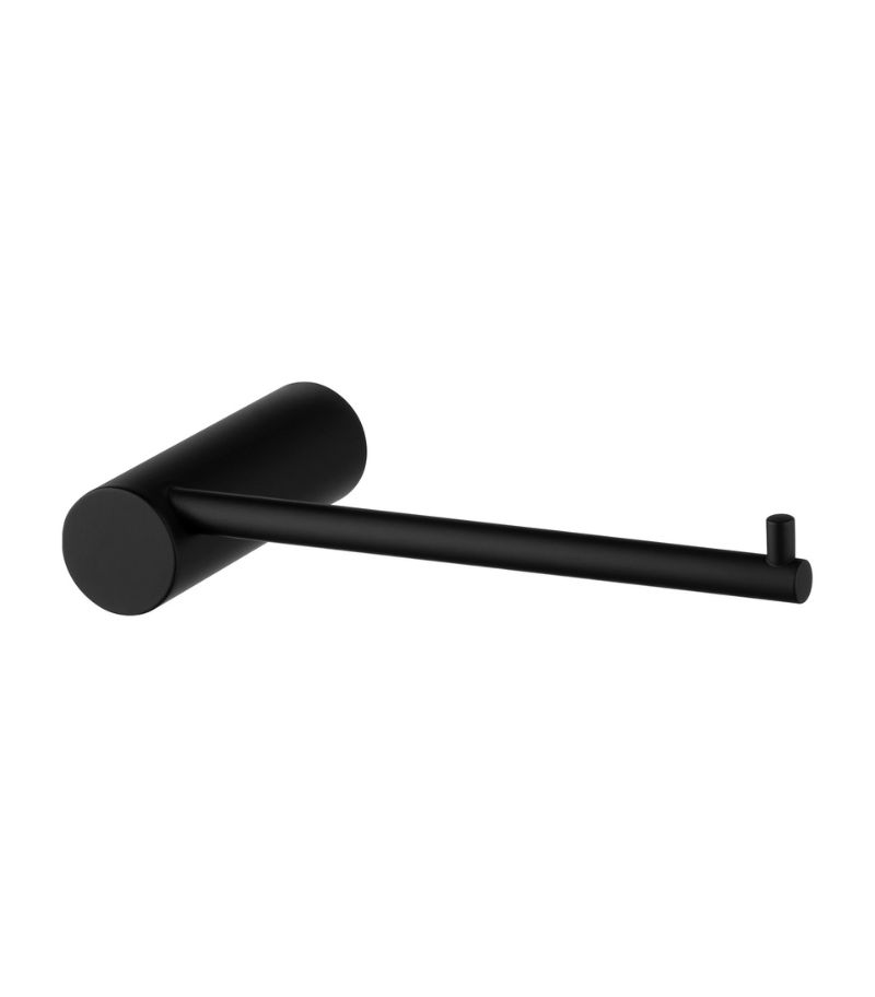 Lucid Pin Toilet Roll Holder - Matt Black