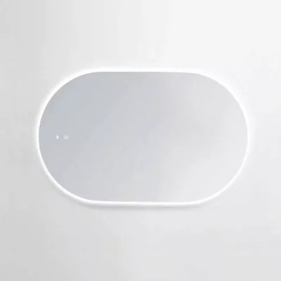 Noosa 900mm/1200mm Frameless Oval LED Mirror