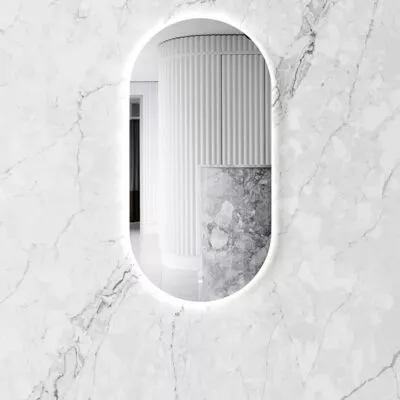 Noosa 450mm x 900mm Oval LED Mirror