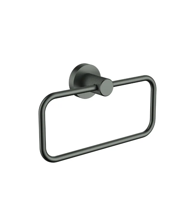 IKON Linie Towel Ring Gunmetal