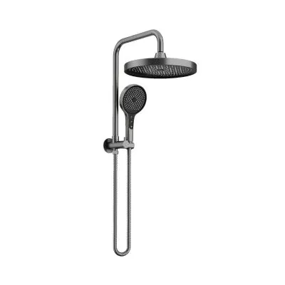 Galaxy Twin Shower No Rail - Gunmetal