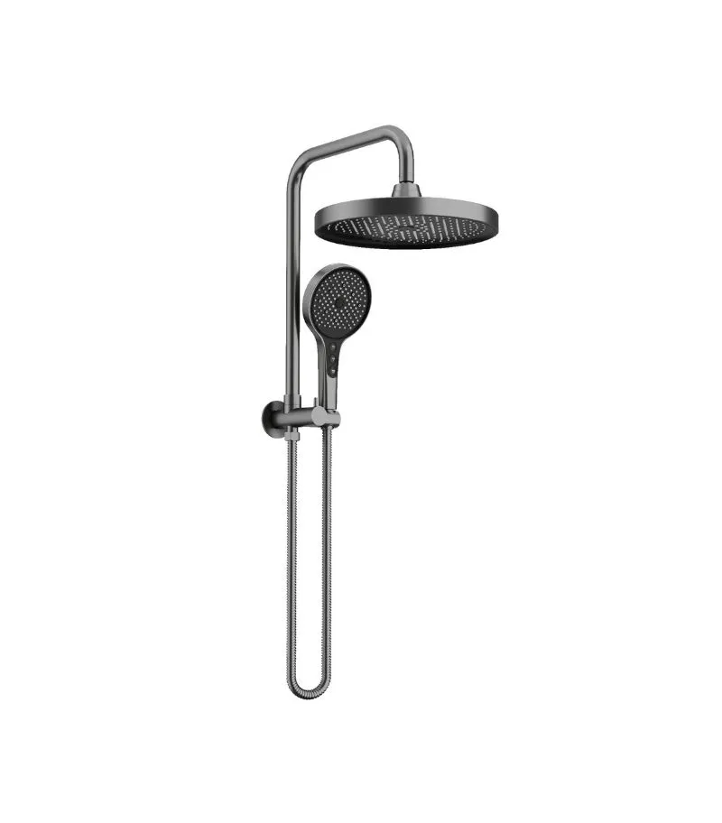 Galaxy Twin Shower No Rail - Gunmetal