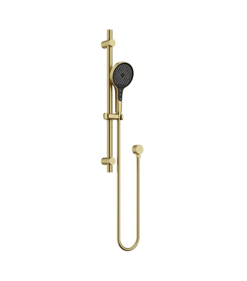 Galaxy Hand Shower On Rail - Brushed Gold