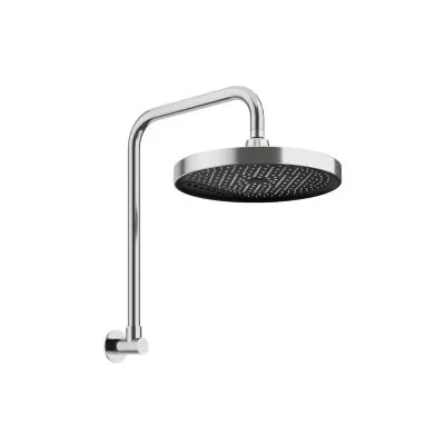 Galaxy 300mm Two-function Shower Head With Gooseneck Arm - Chrome