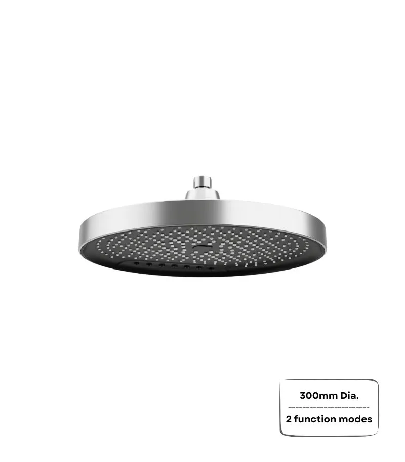 Galaxy 300mm Two-function Shower Head - Chrome