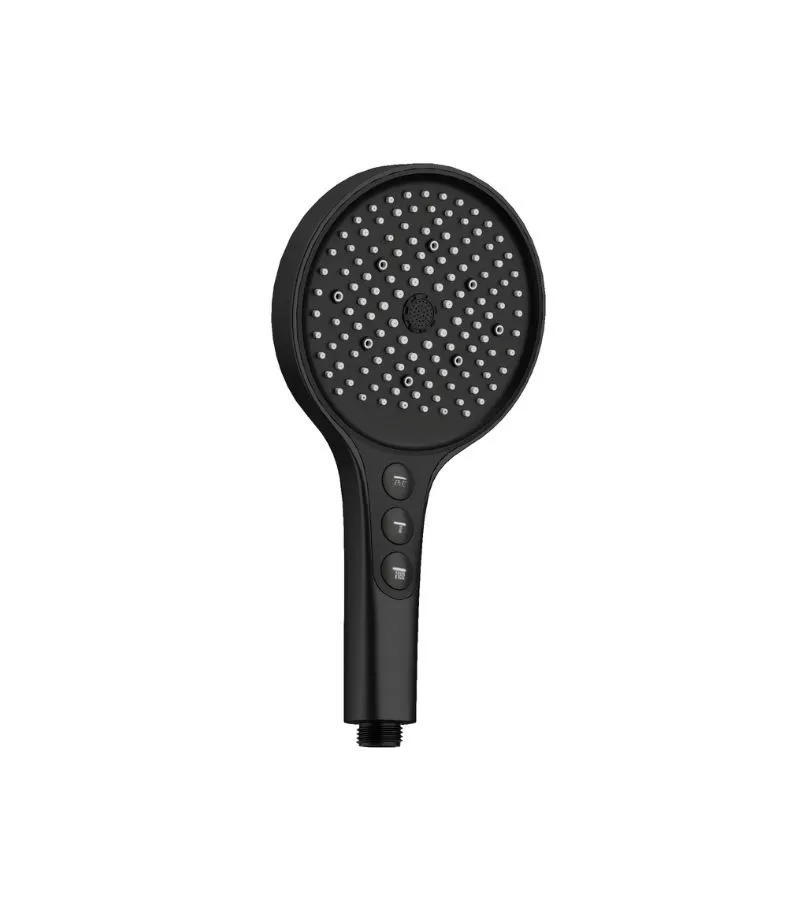 Galaxy Five-function Handheld Shower Head - Matt Black