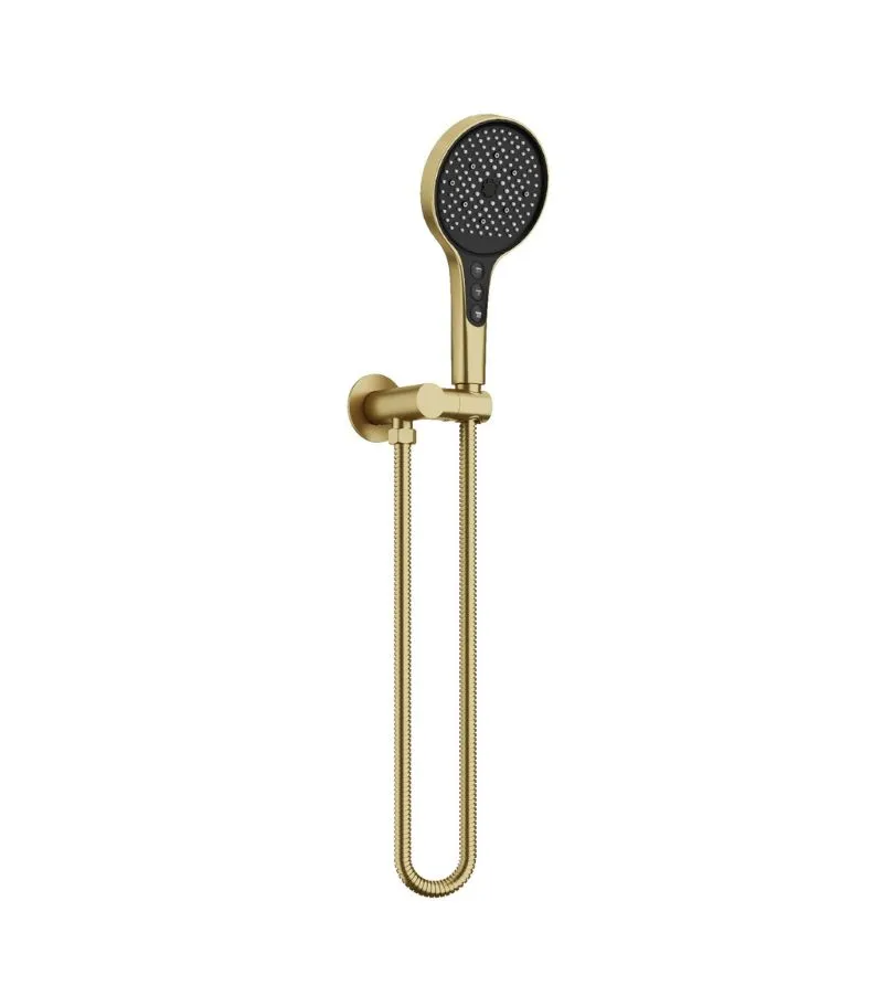 Galaxy Four-function Wall-mounted Handheld Shower - Brushed Gold