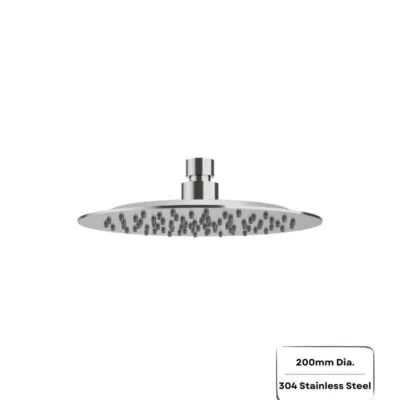 Amoza SST 200mm Shower Head - Chrome