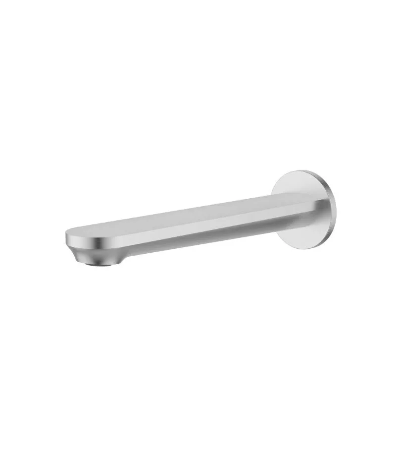 IKON Sulu II Wall Mounted Basin or Bath Spout Brushed Nickel