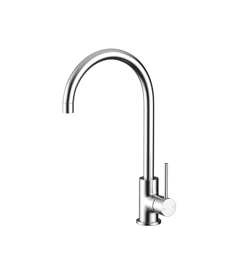 Amoza Progo Gooseneck Sink Mixer - Chrome