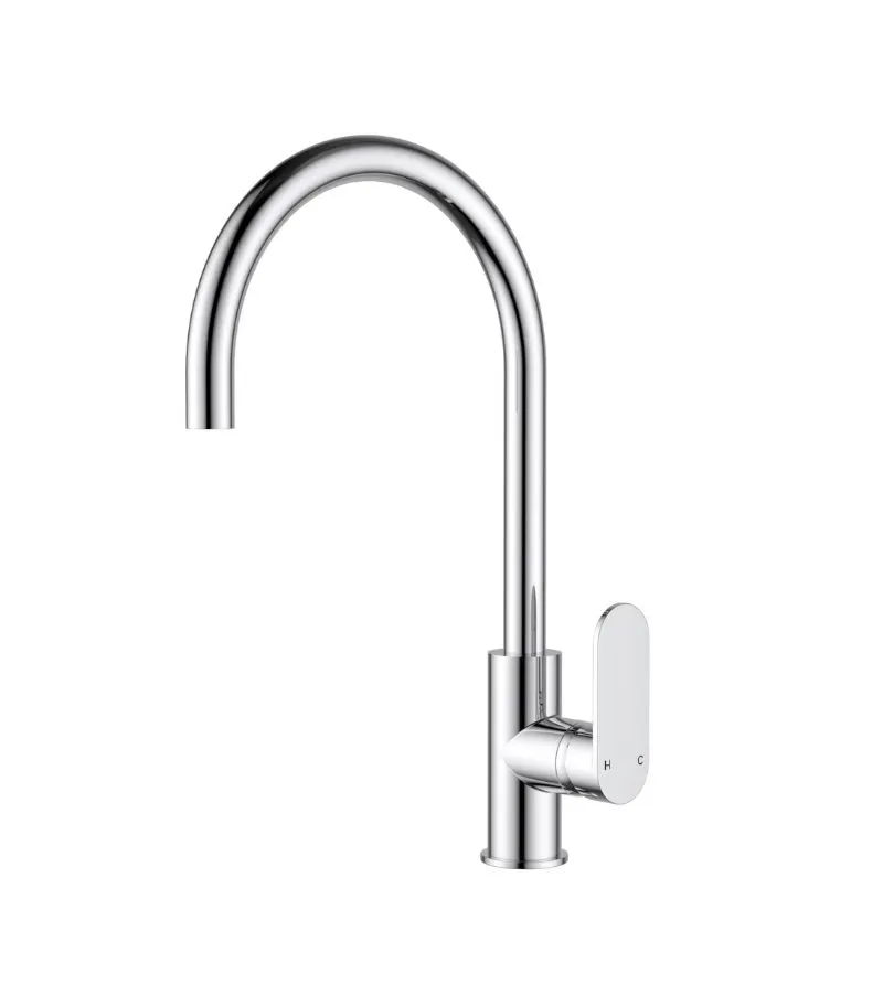 Sora Stainless Steel Gooseneck Sink Mixer