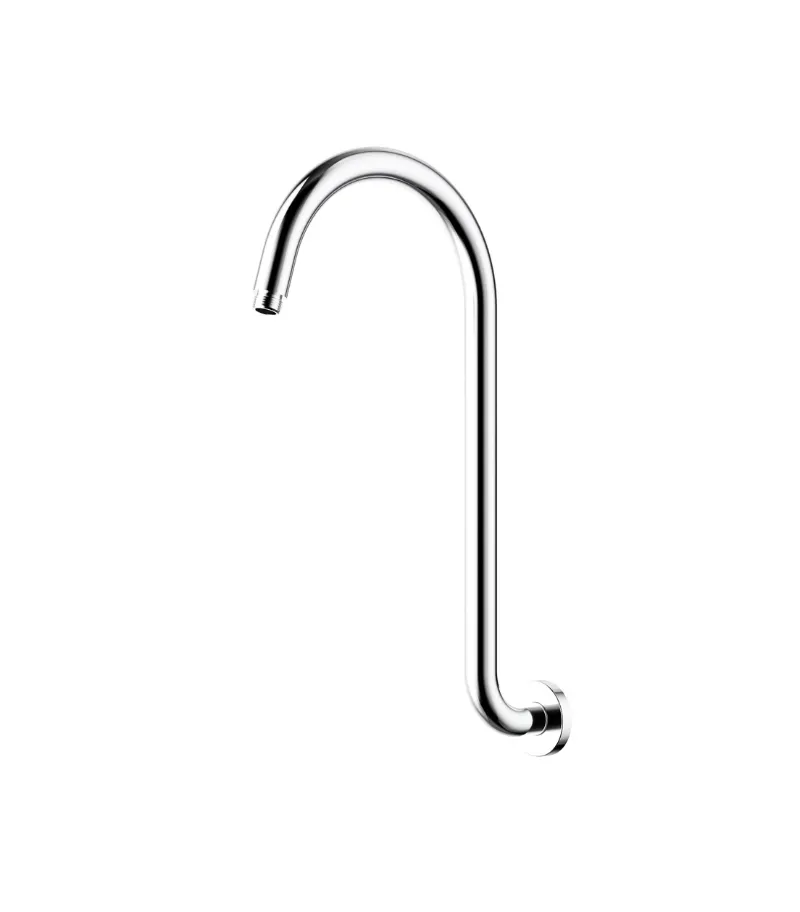 Clasico High-Rise Gooseneck Shower Arm - Chrome