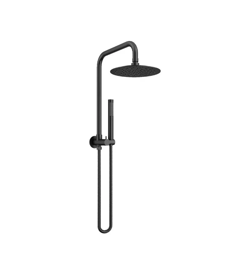 Amoza SST Twin Shower No Rail - Matt Black