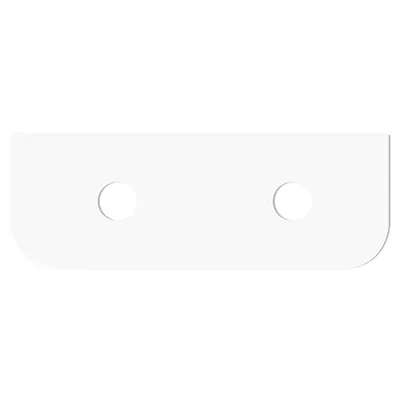 Matt White Stone Top Double Bowl