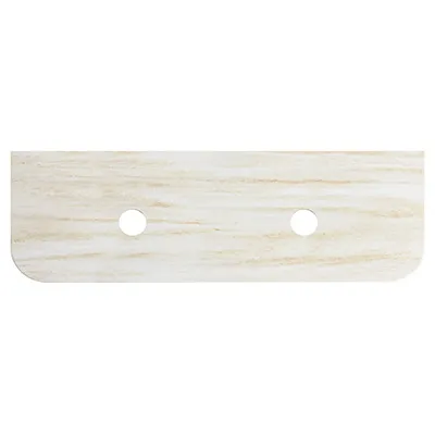 English Edge Solid Surface - Sand Dune | For Double Bowl Above Counter Basin