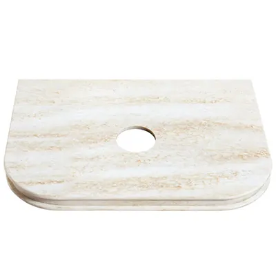English Edge Solid Surface - Sand Dune | For Above Counter Basin