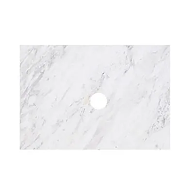 Carrara White Marble Top