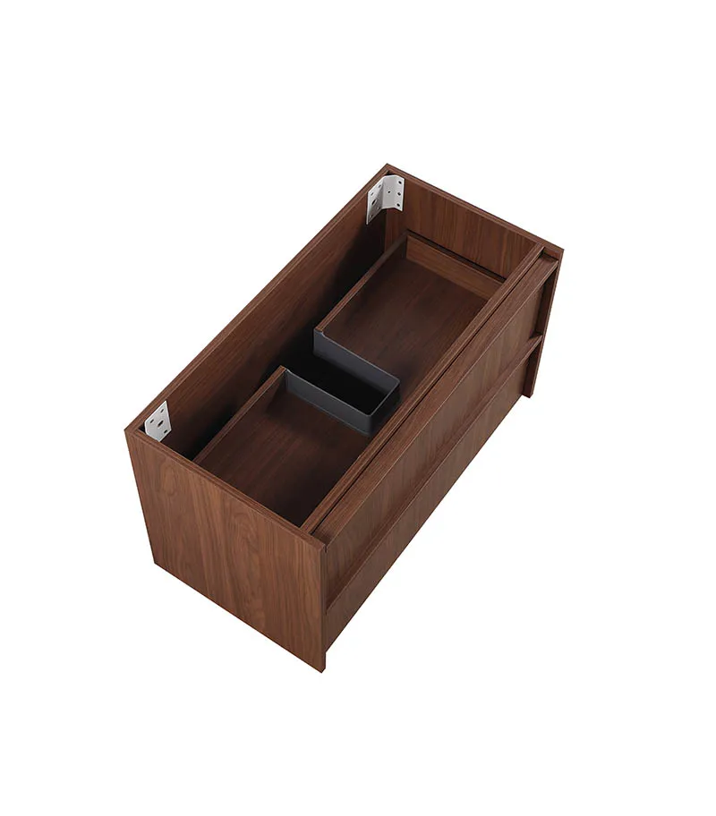 Ridgewood 900mm Plywood Wall Hung Vanity - Mocha Oak Cabinet