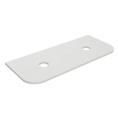 Estella 1200mm Double Bowl Wall Hung Vanity – Matt White