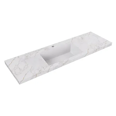 Brighton 1200mm Single Bowl Freestanding Vanity - Matt White